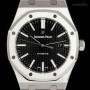 Audemars Piguet Royal Oak Gents Stainless Steel Black Dial 15400ST