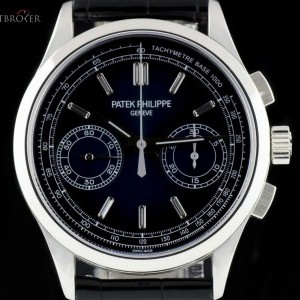 Patek Philippe Chronograph Gents Platinum Blue Sunburst Diamond D 5170P-001 837223
