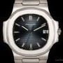 Patek Philippe Rare Nautilus Medium Gents Stainless Steel Black-B