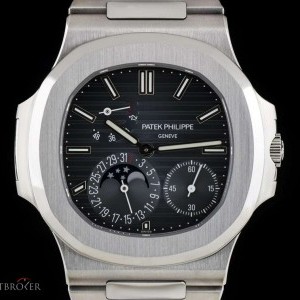 Patek Philippe Unworn Nautilus Gents Stainless Steel Black-Blue D 5712/1A-001 848612