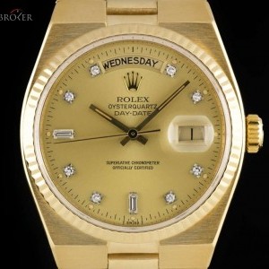 Rolex Oysterquartz Day-Date Gents 18k Yellow Gold Champa 19018 799215