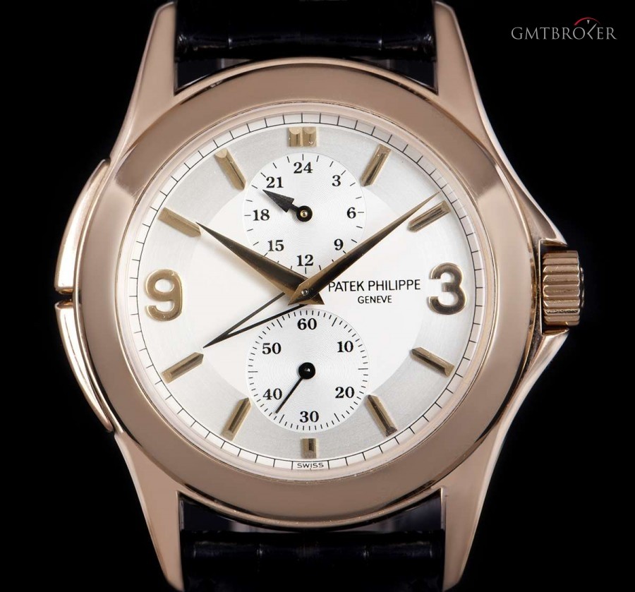 Patek Philippe Travel Time Gents 18k Rose Gold  Silver Dial BP 51 5134R-011 845119