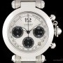 Cartier Stainless Steel Silver Dial Pasha Chronograph Gent