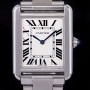 Cartier Tank Solo Ladies Stainless Steel Silver Dial BP W5