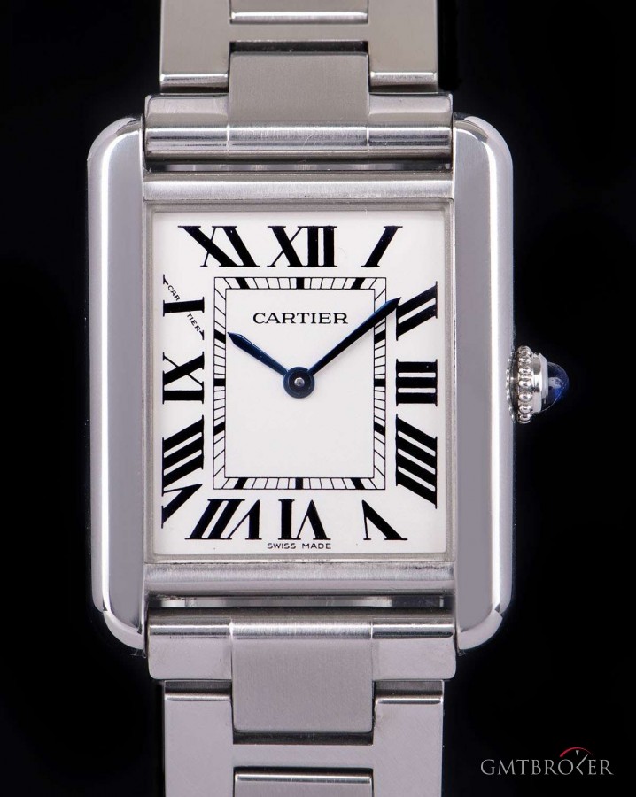 Cartier Tank Solo Ladies Stainless Steel Silver Dial BP W5 W5200013 820466