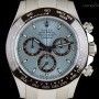 Rolex Daytona Platinum Ice Blue Dial Brown Ceramic Bezel