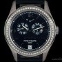 Patek Philippe Annual Calendar Gents 18k White Gold Navy Blue Dia