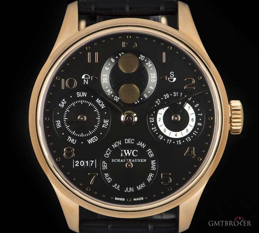IWC Portugieser Perpetual Calendar Gents 18k Rose Gold IW502119 850259