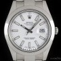Rolex Datejust II Gents Stainless Steel White Baton Dial