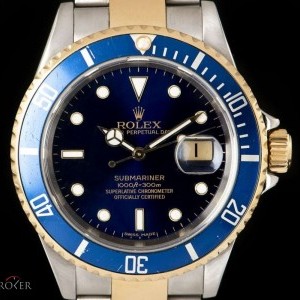 Rolex Submariner Date Gents Stainless Steel Blue Dial BP 16613 813380