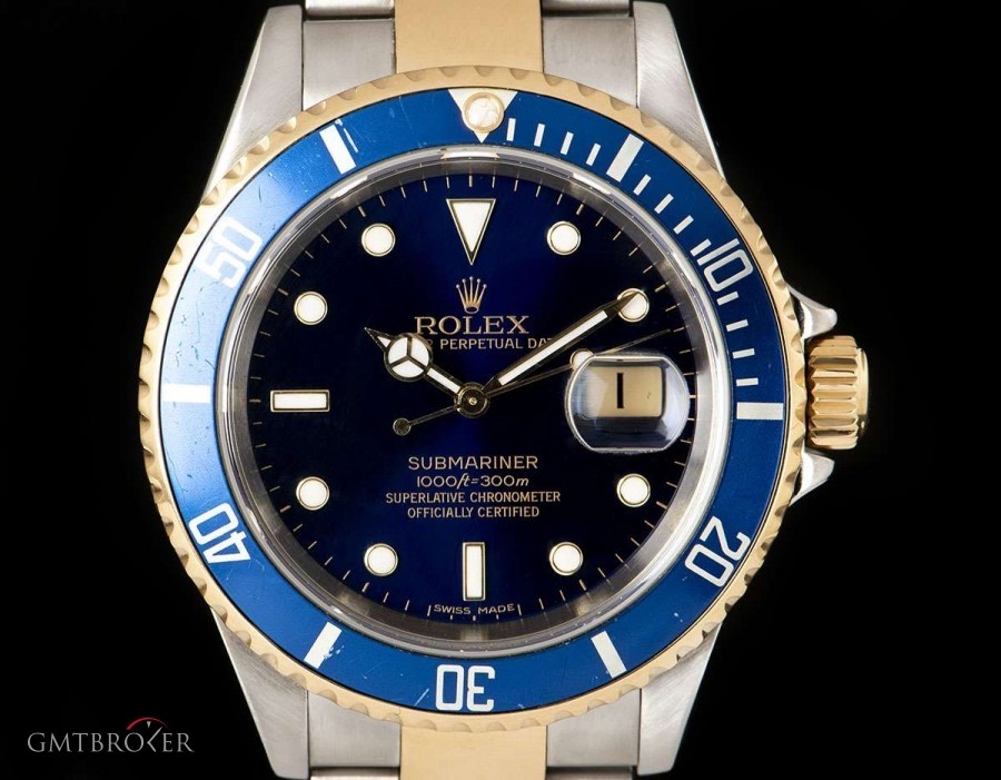 Rolex Submariner Date Gents Stainless Steel Blue Dial BP 16613 813380