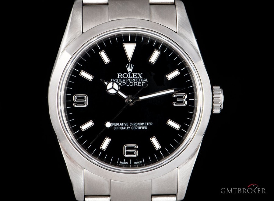 Rolex Explorer I Gents Stainless Steel Black Dial BP 114 114270 814907