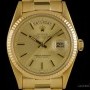 Rolex Day-Date Vintage Gents 18k Yellow Gold Champagne D