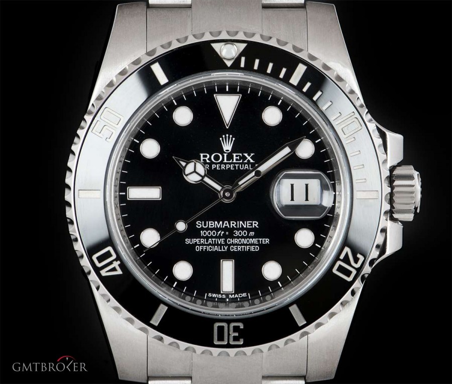 Rolex Submariner Date Gents Stainless Steel Black Dial C 116610LN 845710