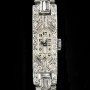 A. Lange & Söhne Dimond Set Cocktil Vintge Ldies Pltinum Silver Dil