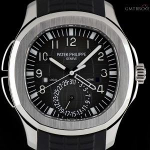 Patek Philippe Unworn Aquanaut Travel Time Stainless Steel Black 5164A-001 811739