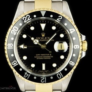 Rolex GMT-Master II Gents Stainless Steel  18k Yellow Go 16713 836416