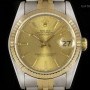 Rolex Datejust Mid-Size Stainless Steel  18k Yellow Gold