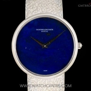 Vacheron Constantin 18k White Gold Lapiz Lazuli Dial Gents Vintage Dre nessuna 737371