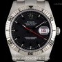 Rolex Stainless Steel Black Dial Turn-O-Graph Datejust 1