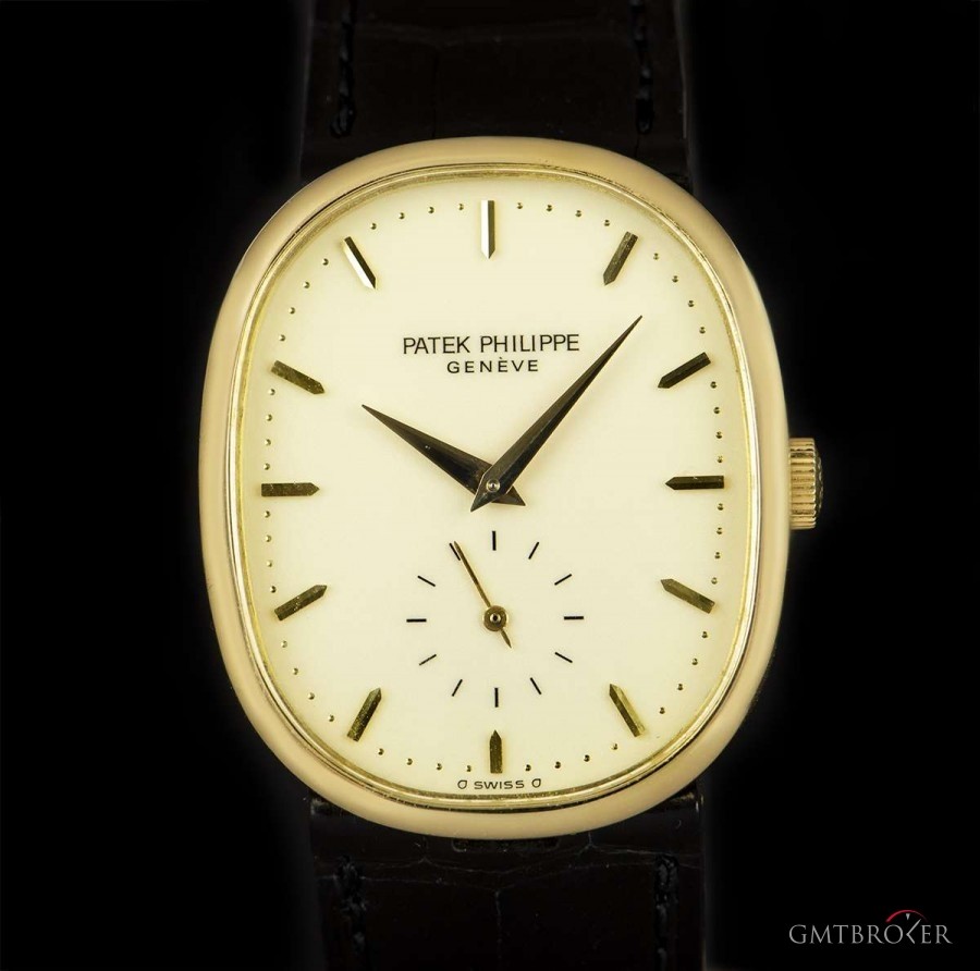 Patek Philippe Ellipse Vintage Gents 18k Yellow Gold Cream Dial 3 3948 840270