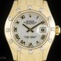 Rolex Pearlmaster Datejust 18k Yellow Gold Mother Of Pea