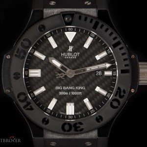 Hublot Big Bang King Black Magic Gents Ceramic Carbon Dia 322.CM.1770.RX 832763