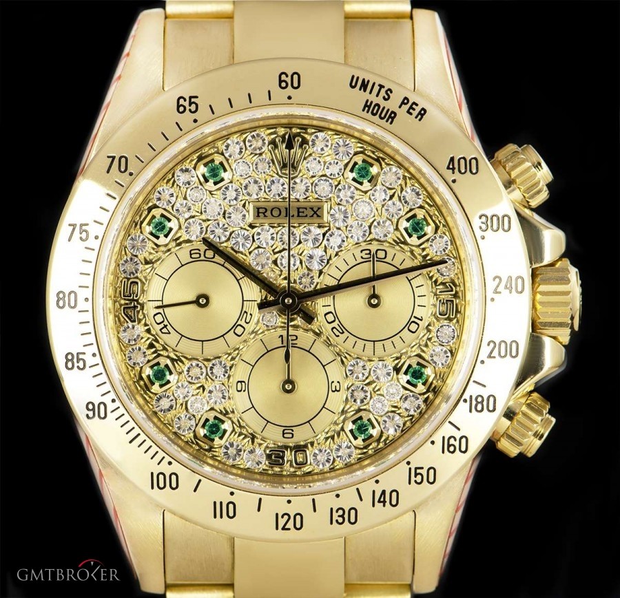 Rolex Zenith Movement Cosmograph Daytona Gents 18k Yello 16528 840939