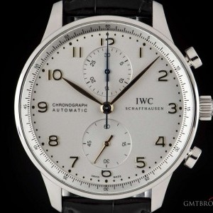 IWC Portuguese Chronograph Gents Stainless Steel Silve IW371445 831002