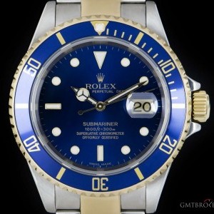 Rolex Submariner Date Gents Stainless Steel  18k Yellow 16613 836344