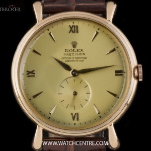 Rolex 18k RG Rare Chronometer Dial Precision Vintage Gen 4134 227329