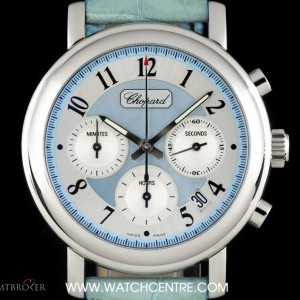 Chopard Stainless Steel Blue Mother Of Pearl Dial Mille Mi 168331-3008 741069