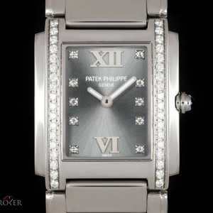 Patek Philippe Twenty-4 Ladies Stainless Steel Eternal Gray Dial 4910/10A 844957