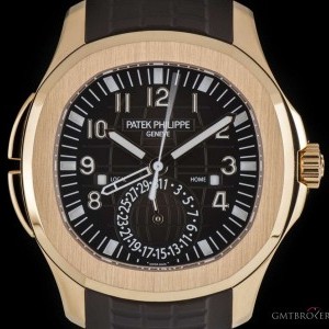 Patek Philippe Aquanaut Travel Time 18k Rose Gold Brown Dial BP 5 5164R-001 781667