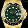 Rolex Unworn GMT-Master II Gents 18k Yellow Gold Green D