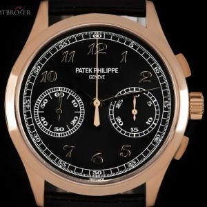 Patek Philippe Classic Chronograph Gents 18k Rose Gold Black Dial 5170R-010 823541