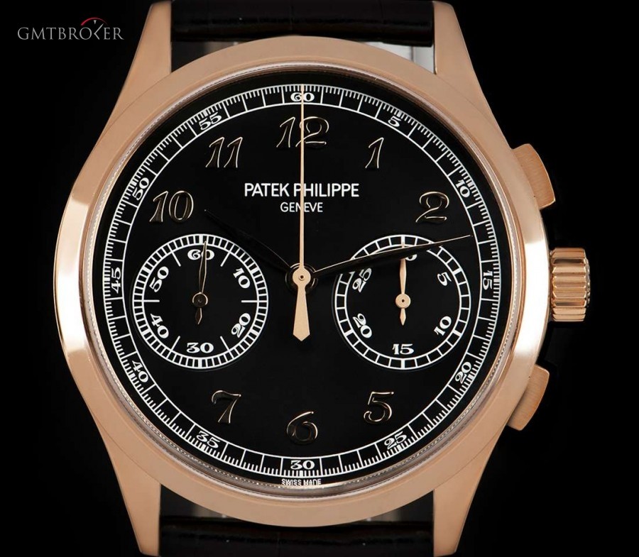 Patek Philippe Classic Chronograph Gents 18k Rose Gold Black Dial 5170R-010 823541