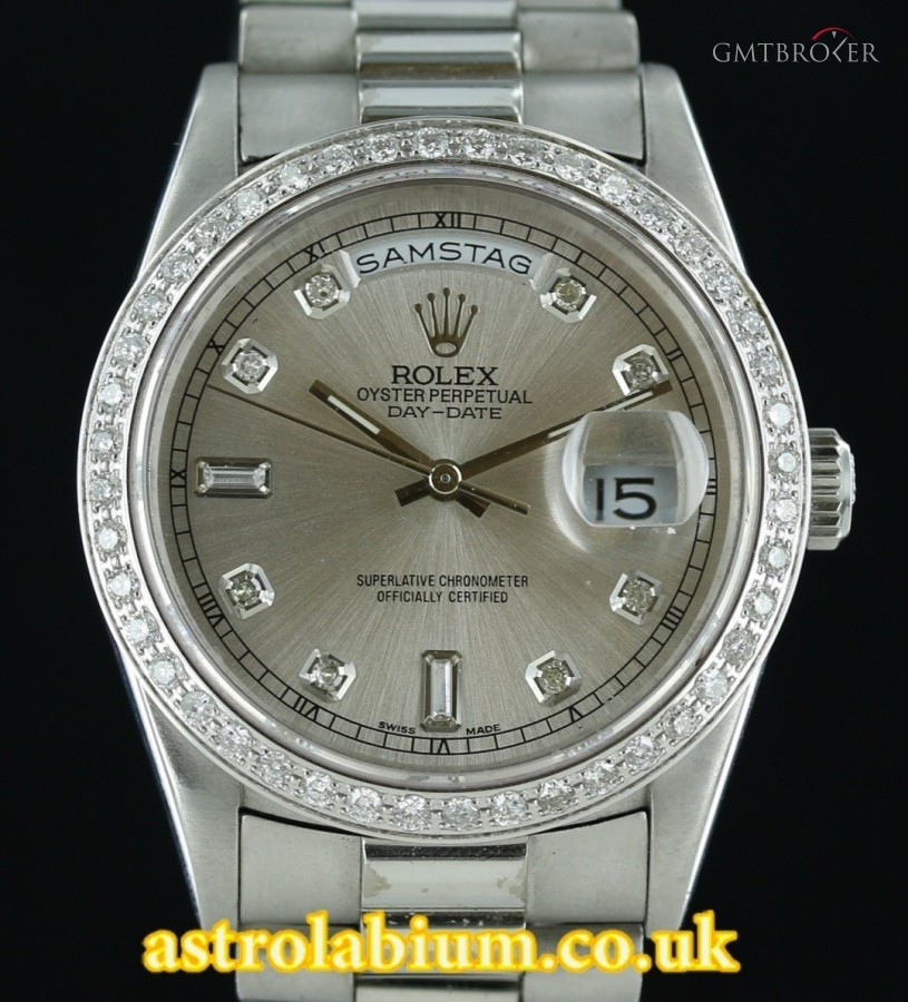 Rolex Day-Date 18239 18K White Diamond 18239 325397