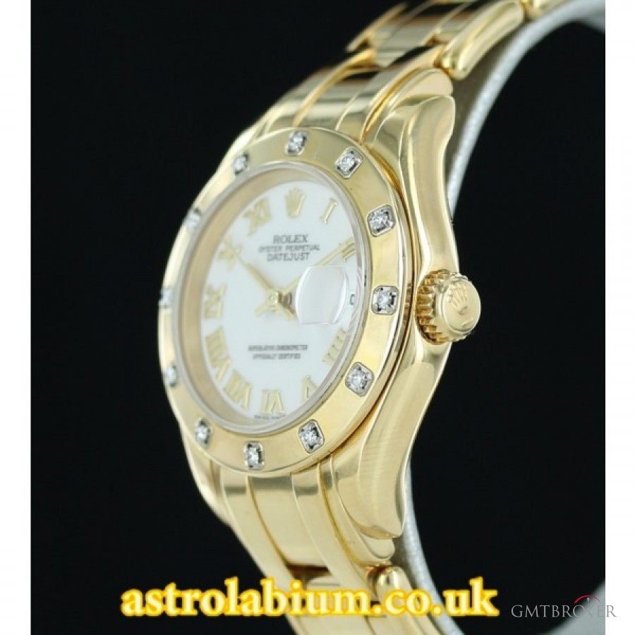 Rolex Lady DateJust Pearlmaster 80318 18K Diamond 80318 350593