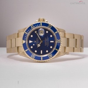 Rolex Submariner 16618 blu 16618 206051