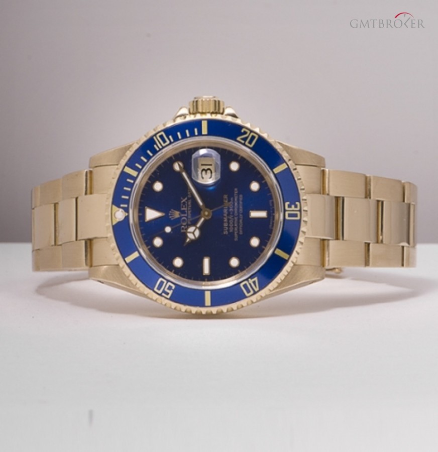 Rolex Submariner 16618 blu 16618 206051