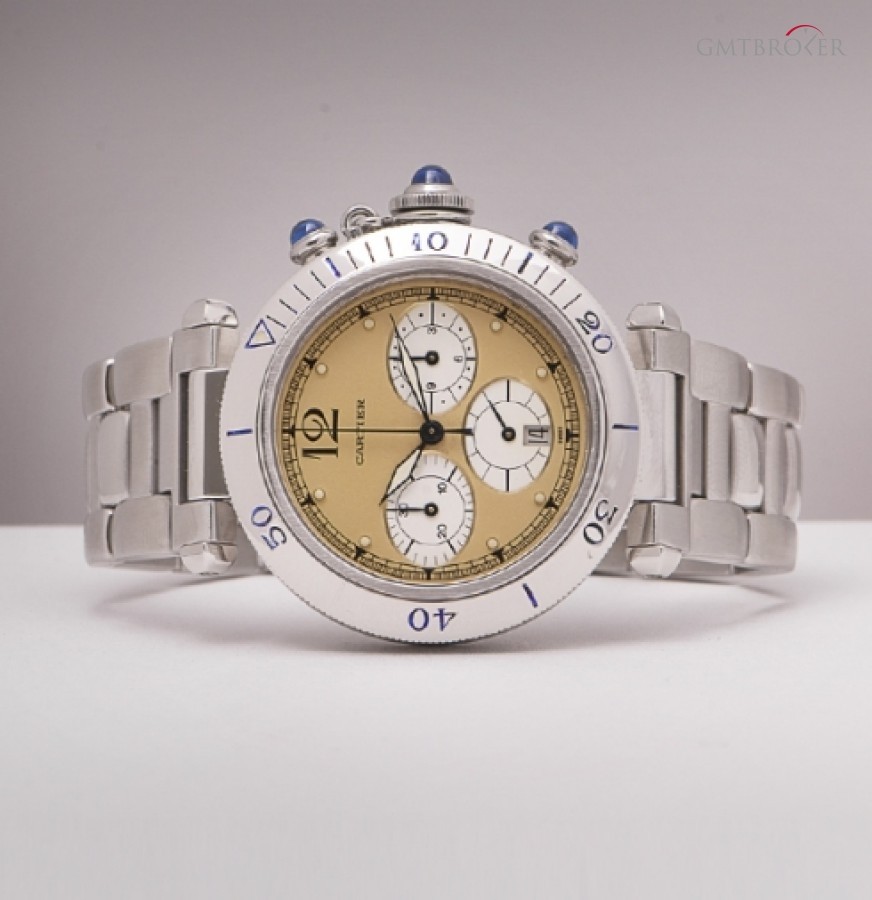 Cartier Pasha chronograph quartz W31004H3 254945