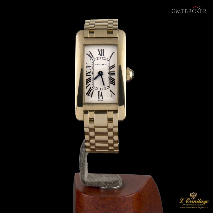 Cartier TANK AMERICAINE ORO AMARILLO CUARZO SEORA RMLM 17111 909125