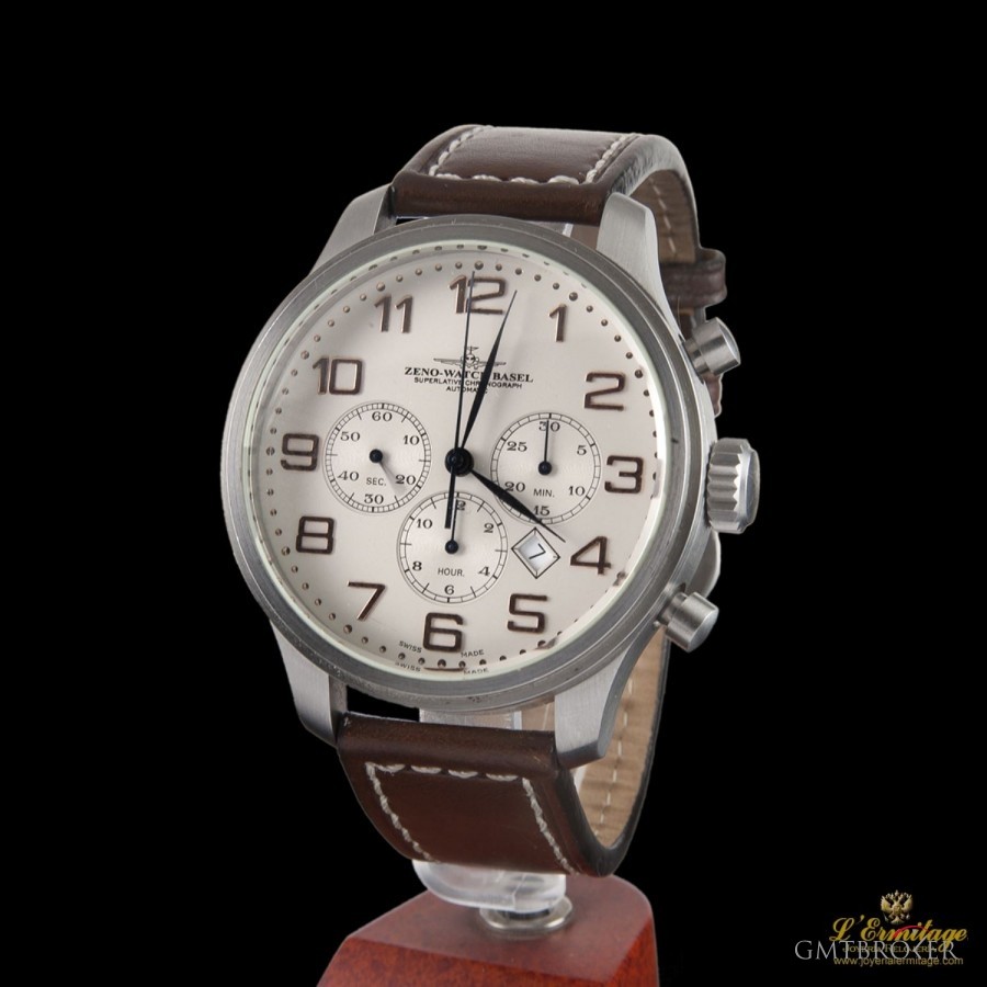 Zeno-Watch Basel RETRO CHRONO TRICOMPAX ACERO AUTOMATICO OMX 8553 639091