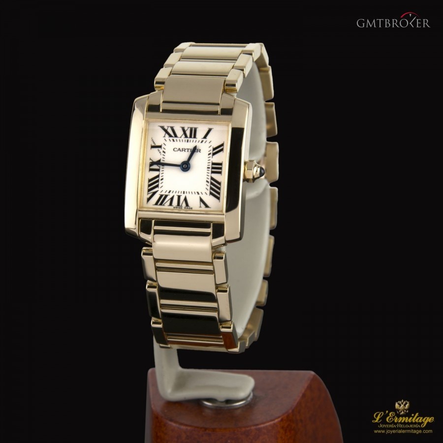 Cartier TANK FRANCAISE ORO AMARILLO CUARZO SEORA RMEM 2385 909674