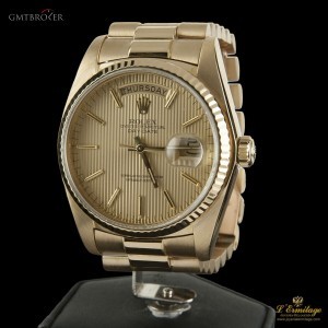 Rolex DAY DATE PRESIDENT MEN SIZE YELLOW GOLD 18038 363491