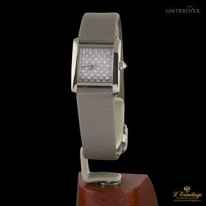 Cartier TANK FRANCES ORO BLANCO DIAMANTES SEORA  ASXM WE102631 911408