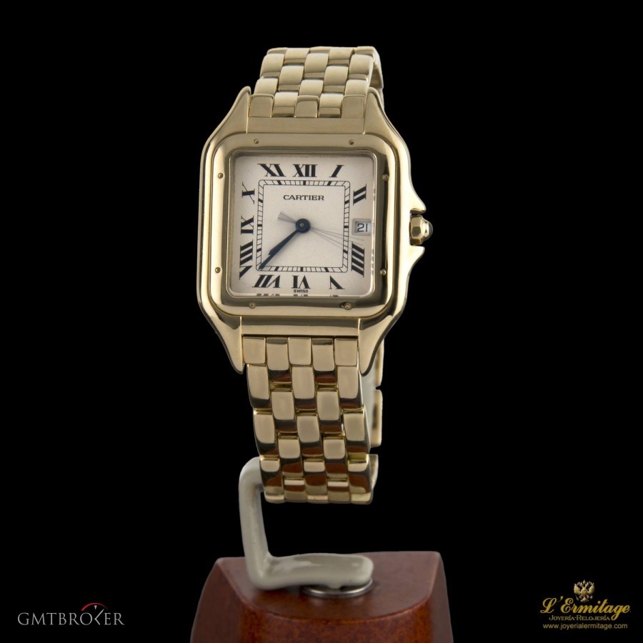 Cartier PANTHERE ORO AMARILLO CUARZO CABALLERO RNSM 883968 911201
