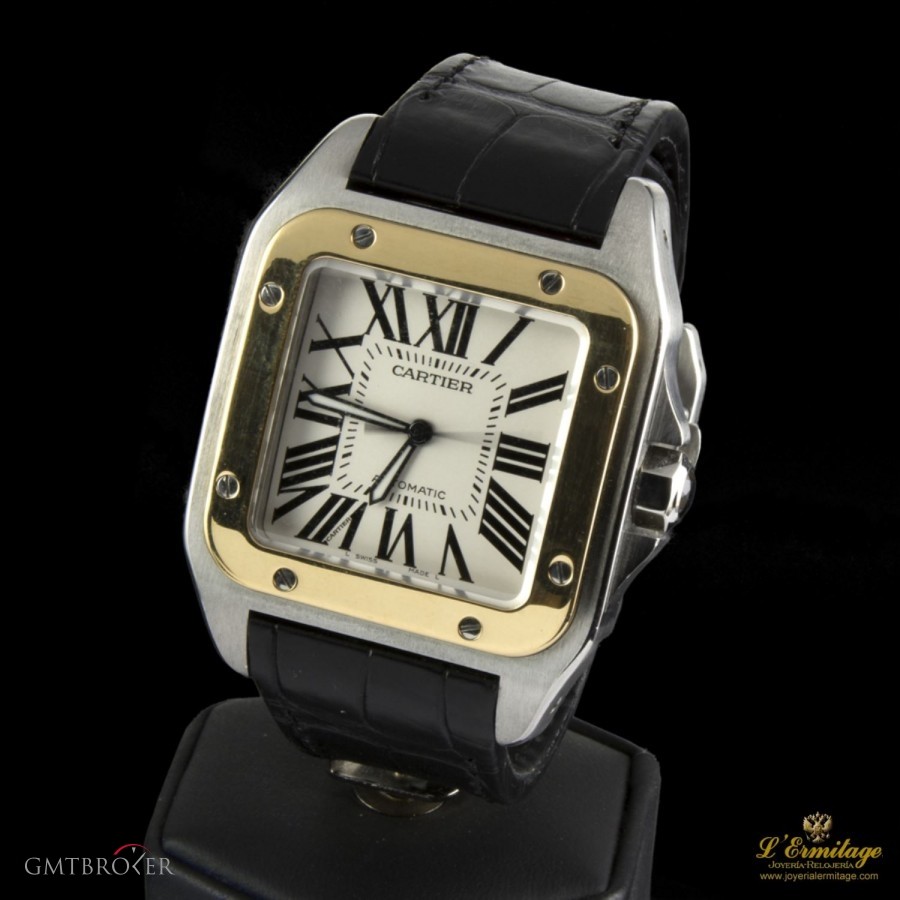 Cartier SANTOS 100 ACERO Y ORO 2656 305017