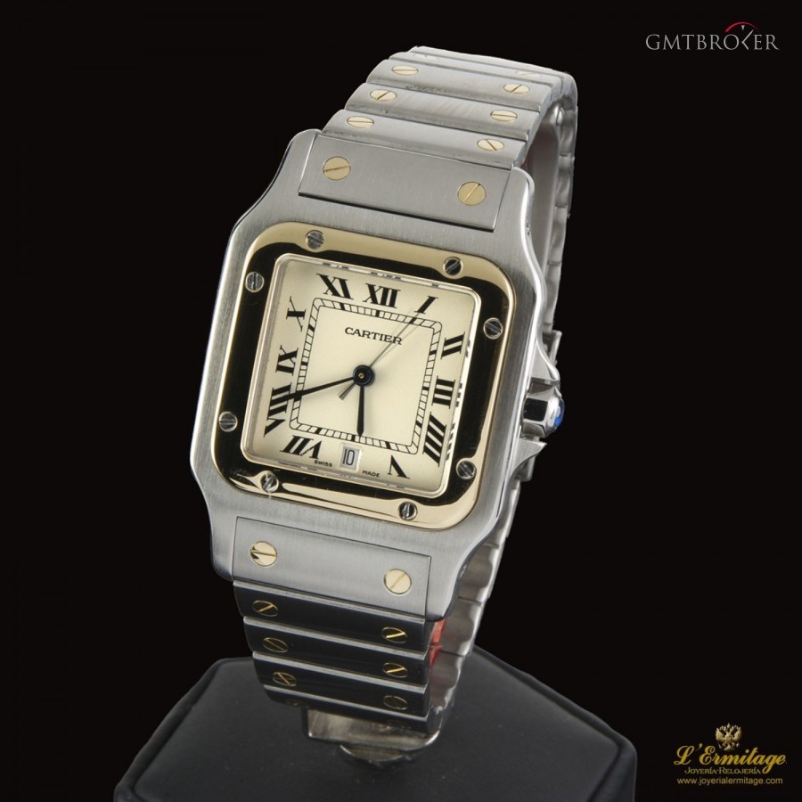 Cartier SANTOS STEEL AND GOLD MEN SIZE 187901 312843